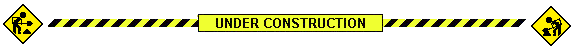 a yellow and black striped banner with the text 'under construction'